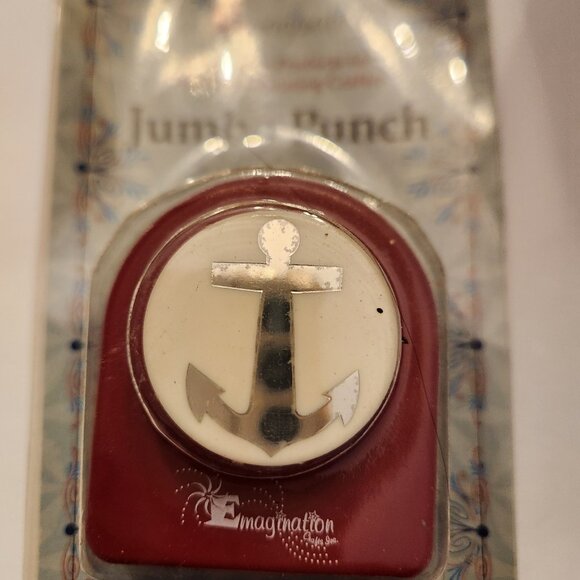 Anchor Nautical Jumbo Hole Punch Emagination paper Scrapbook Craft Shapes - Picture 3 of 6